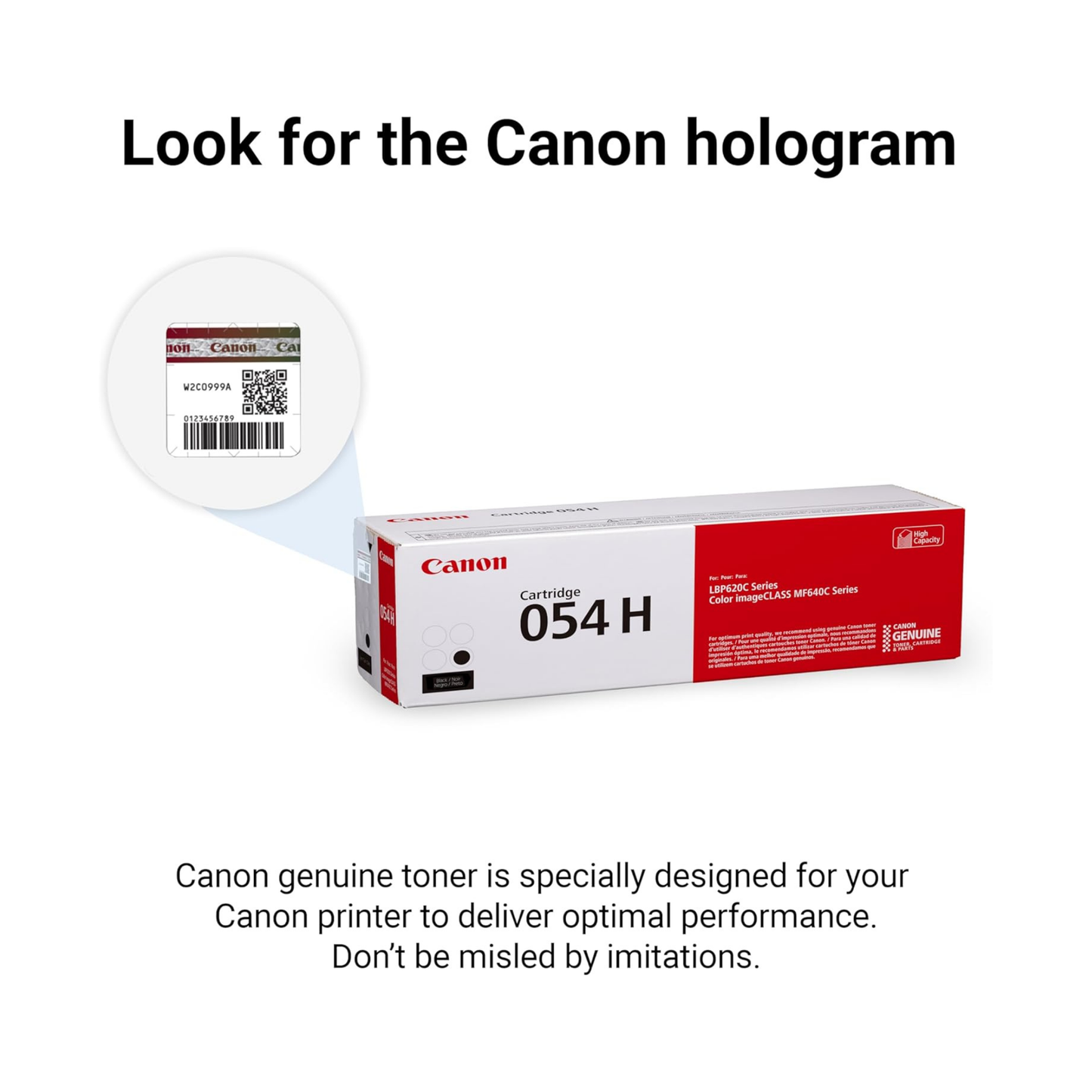 Canon 054H Genuine OEM Toner Set – Black, Cyan, Magenta, Yellow (3028C001-3025C001)