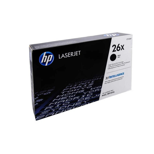 HP 26X Genuine OEM Black Toner Cartridge – High Yield (CF226X)