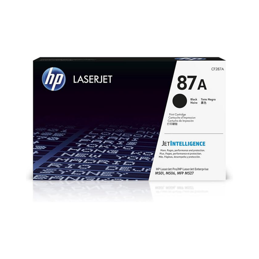 HP 87A Genuine OEM Black Toner Cartridge – Standard Yield (CF287A)