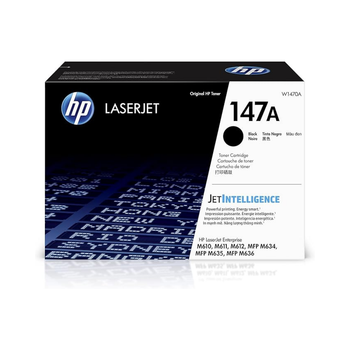 HP 147A Genuine OEM Black Toner Cartridge – Standard Yield (W1470A)