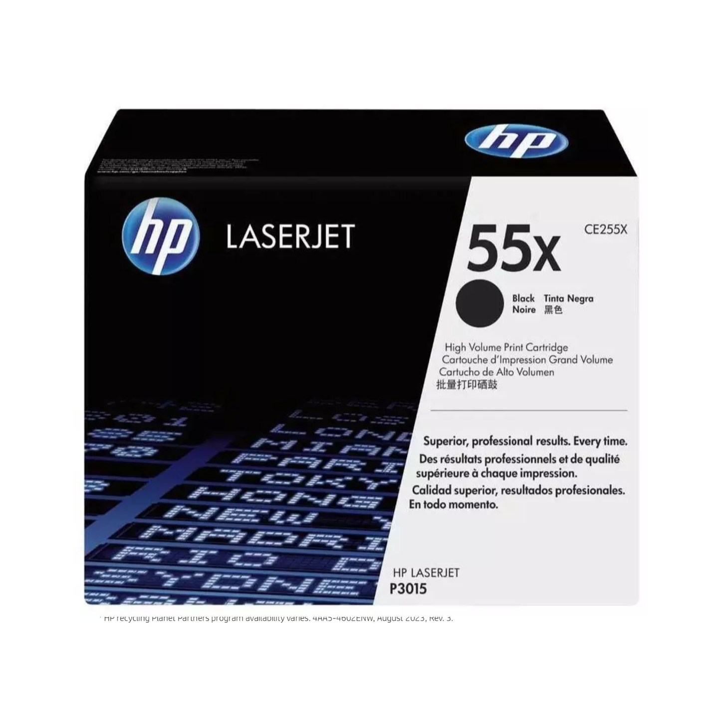 HP 55X Genuine OEM Black Toner Cartridge – High Yield (CE255X)