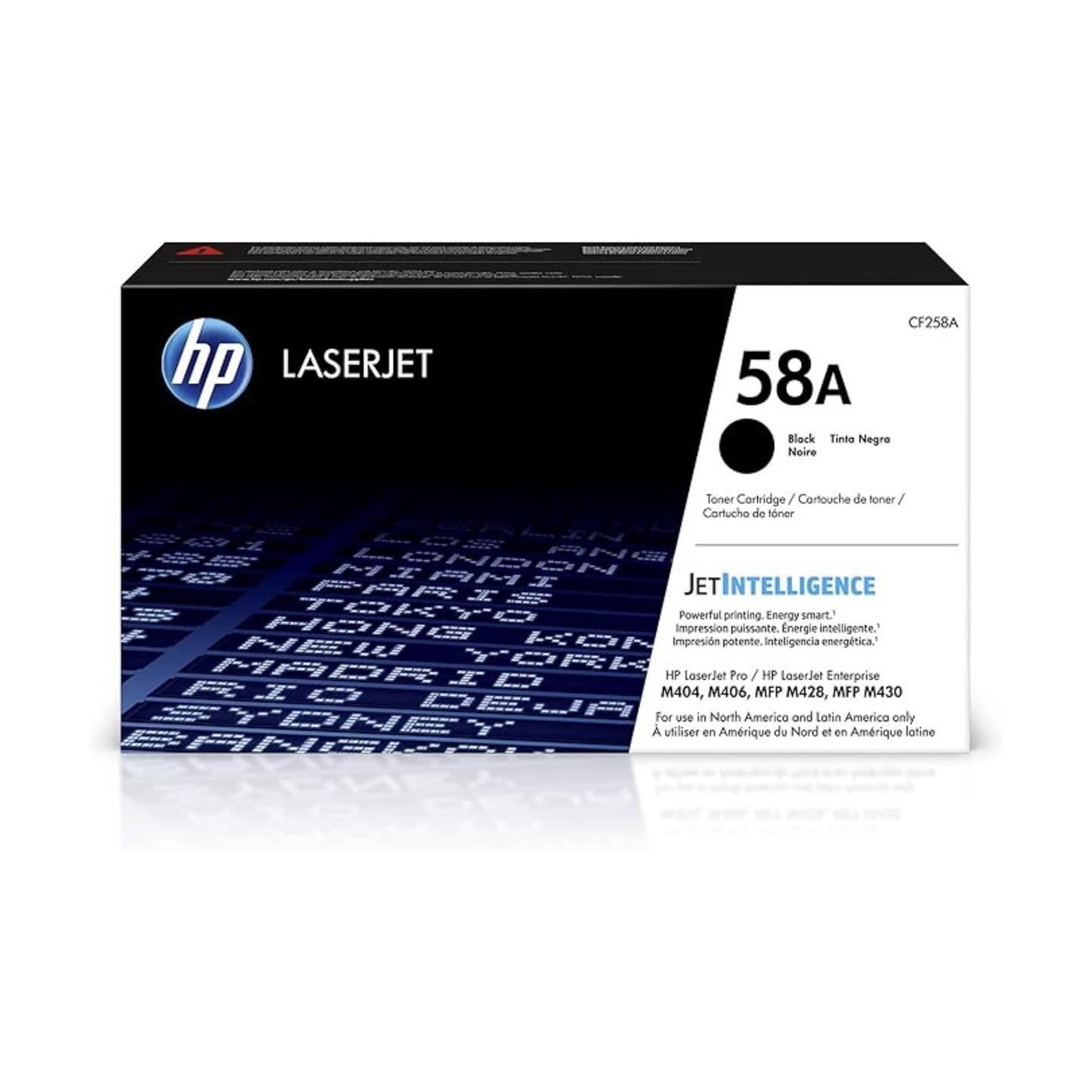 HP 58A Genuine OEM Black Toner Cartridge – Standard Yield (CF258A)