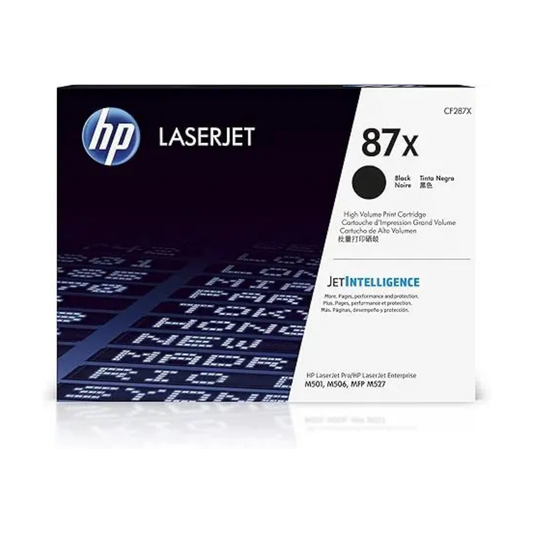 HP 87X Genuine OEM Black Toner Cartridge – High Yield (CF287X)