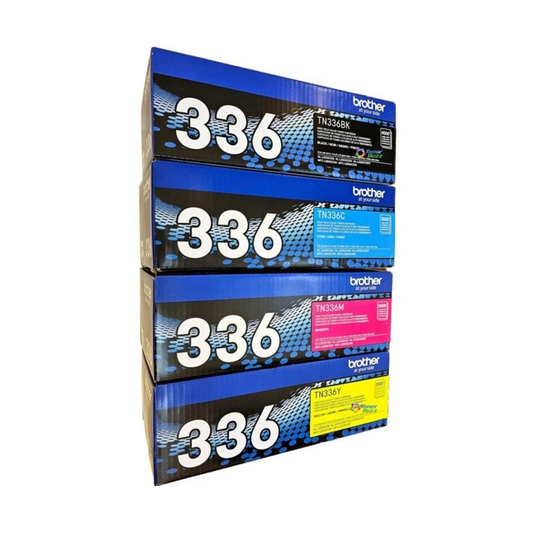 Brother TN-336 Genuine OEM Toner Set – 4-Pack