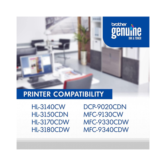 Brother TN-221 Genuine OEM Toner Set – 4-Pack