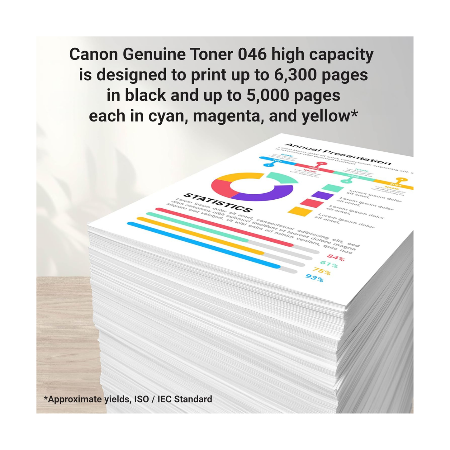 Canon 046H Genuine OEM Toner Set – Black, Cyan, Yellow, Magenta (1254C001-1251C001)