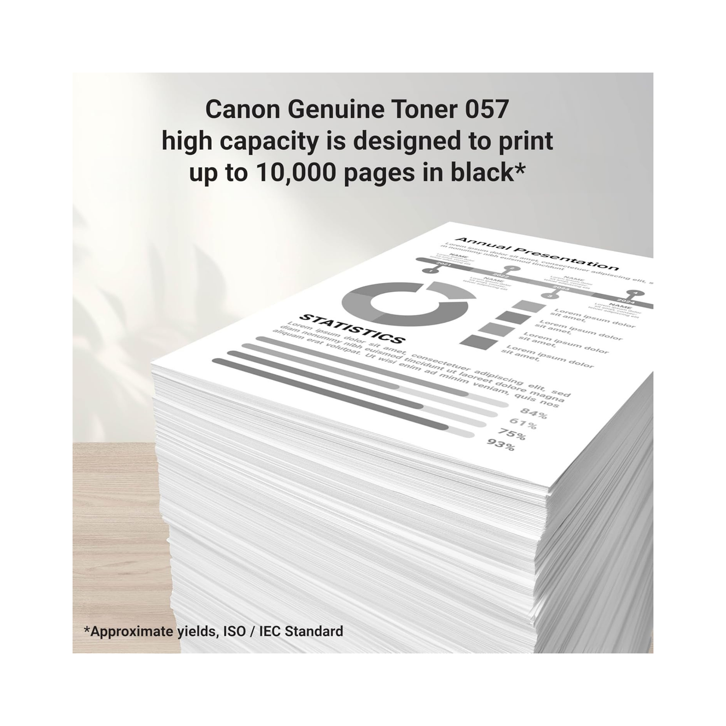 Canon 057H Genuine OEM Black Toner Cartridge – High Yield (3010C001)