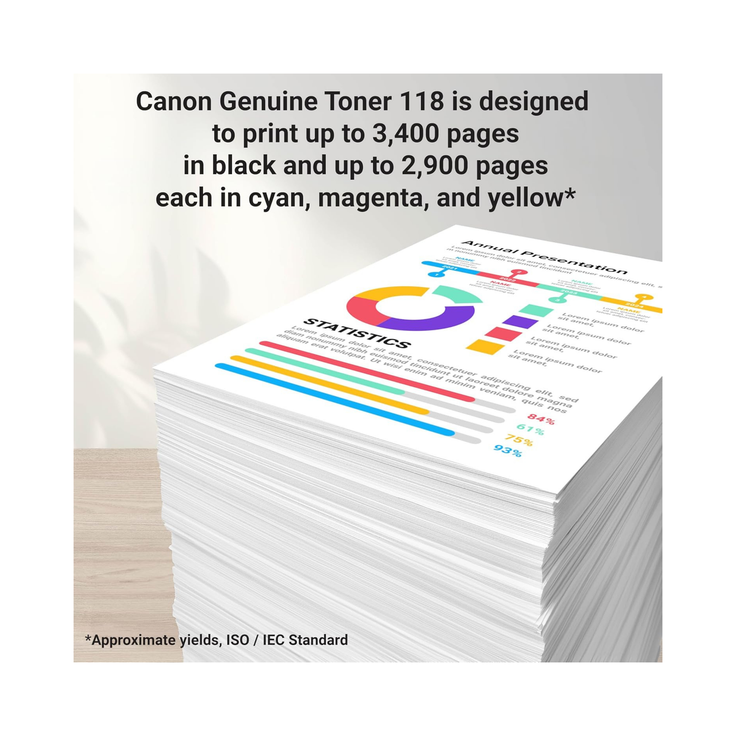 Canon 118 Genuine OEM Toner Set – Black, Cyan, Magenta, Yellow (2662B001-2659B001)