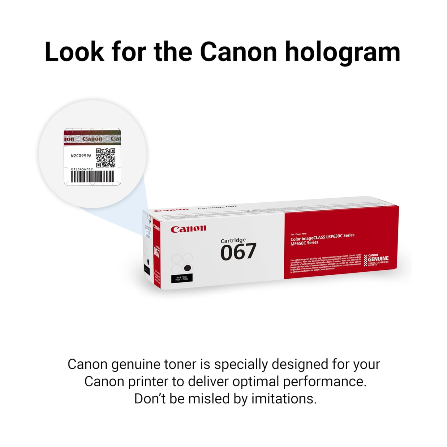 Canon 067H Genuine OEM Toner Set – Black, Cyan, Magenta, Yellow (5106C001-5103C001)