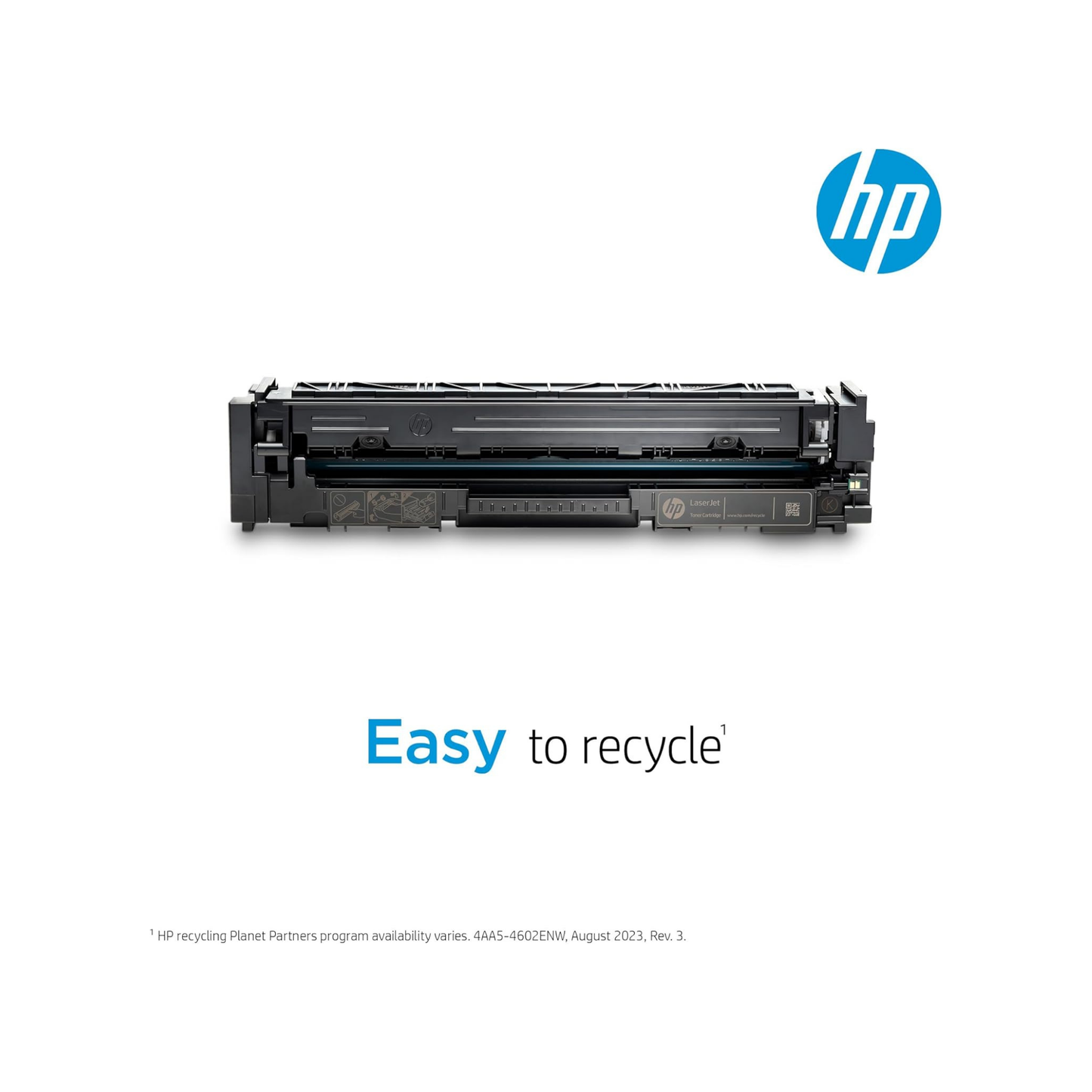 HP 206X Genuine OEM Toner Set – Black, Cyan, Yellow, Magenta (W2110X-W2113X)