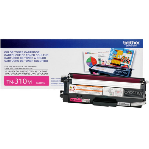 Brother TN-310 Toner Set (BK/C/M/Y) - 4-Pack Genuine Color & Black Cartridges - Standard Yield OEM